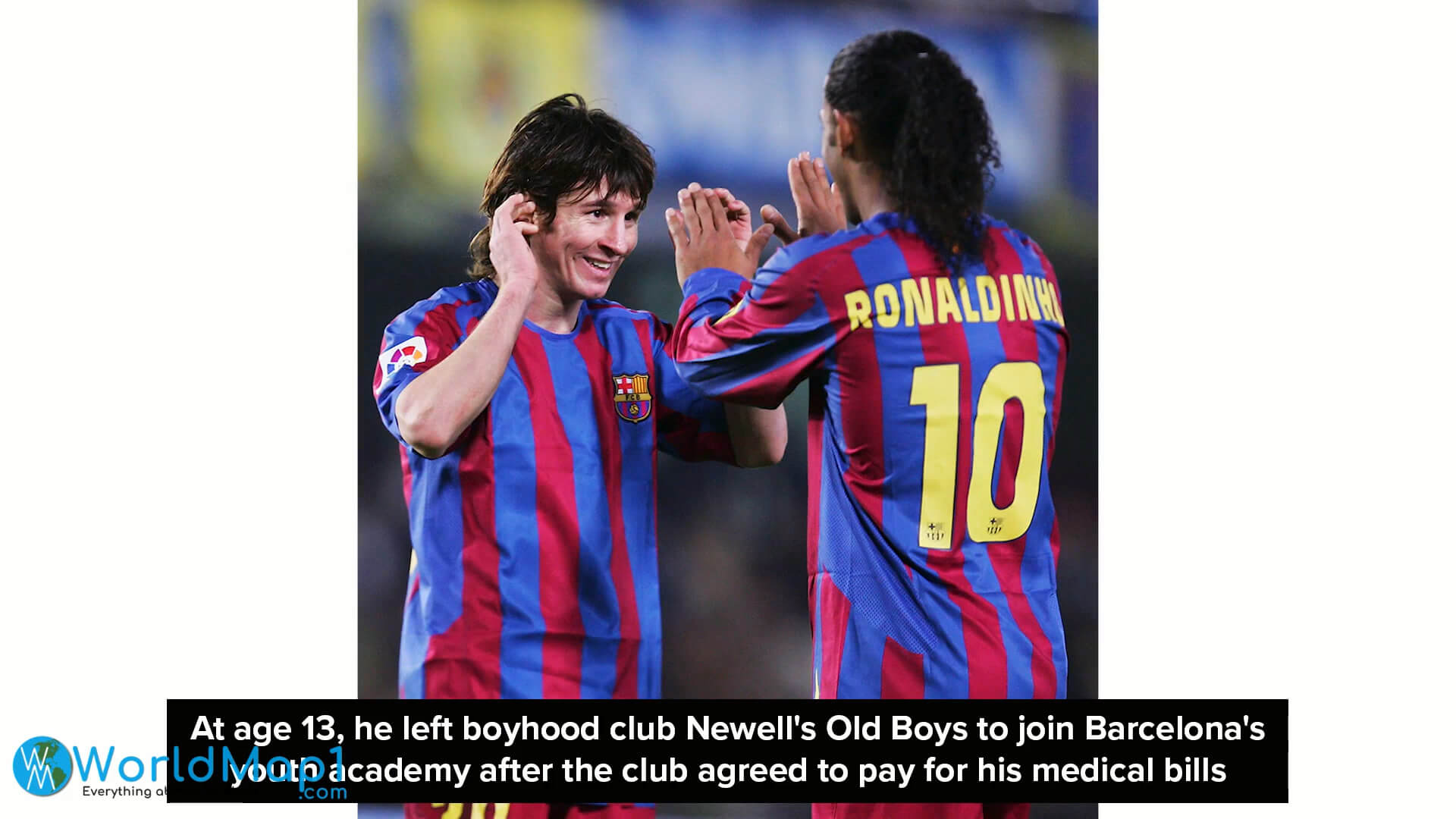 Messi kam im Alter von 13 zu Barcelona